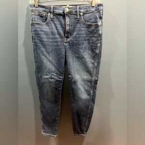 Madewell 10” high rise skinny jean sz 32p